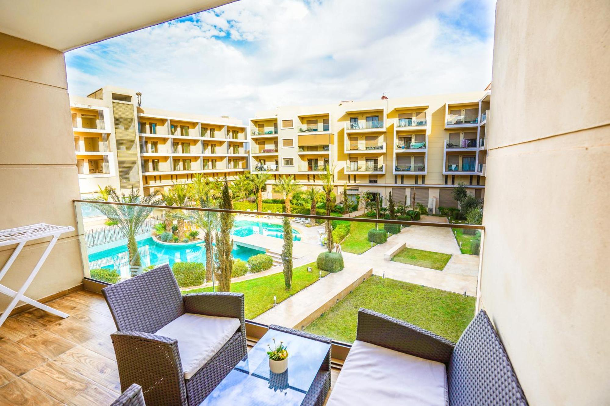 Apartment Pool Marrakech Marakeş Dış mekan fotoğraf