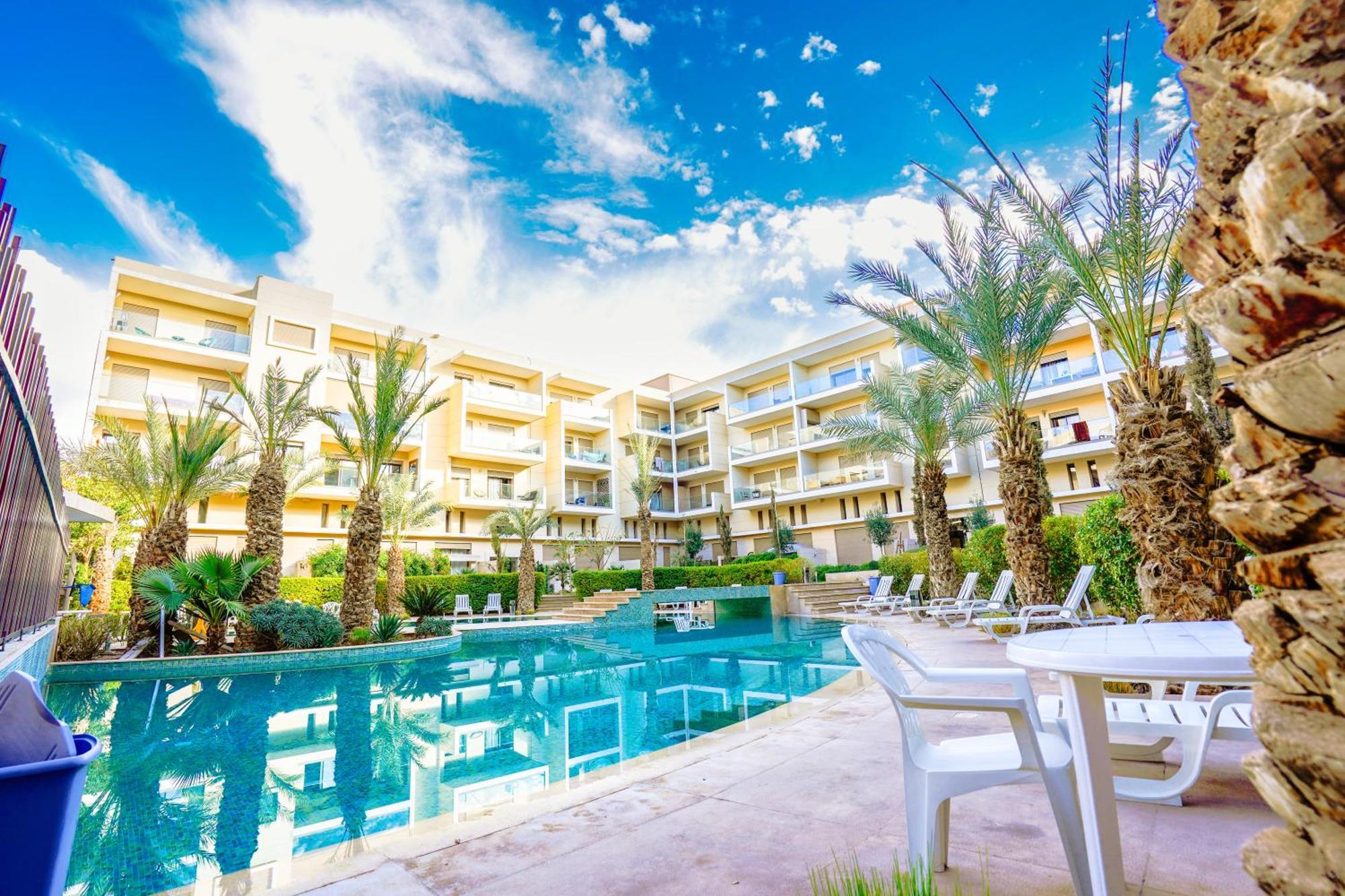 Apartment Pool Marrakech Marakeş Dış mekan fotoğraf